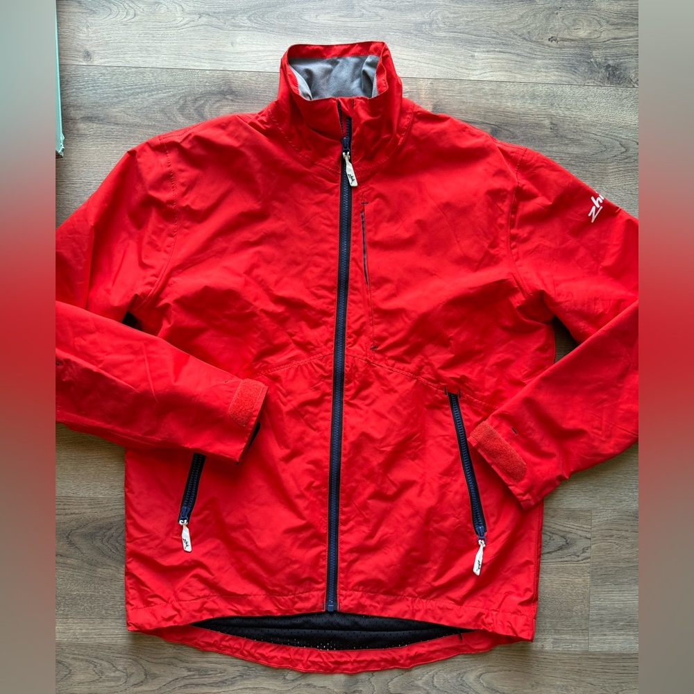 NWOT Zhik Mens Z-Cru Jacket Flame Red (JKT-0080-M-FRD)